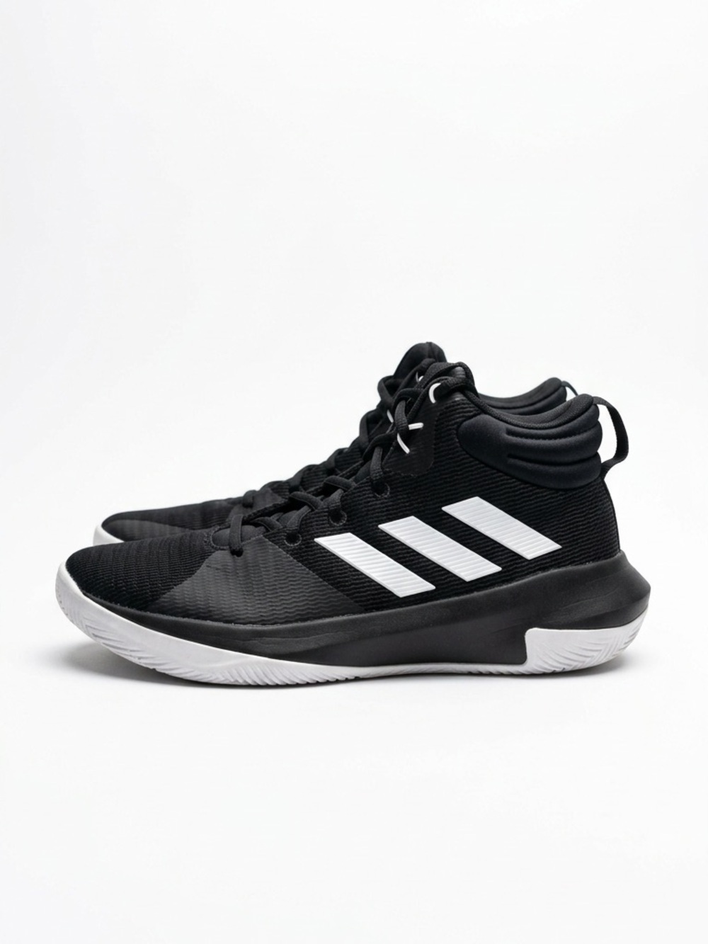 Adidas Pro Elevate Core Black White Men's Basketball Shoes Sz 7.5